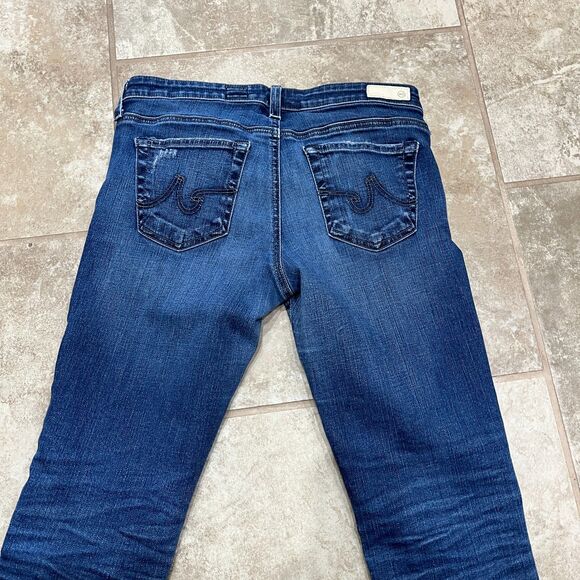 AG Adriano Goldschmied Stilt Roll-Up Cigarette Jeans | Size 29R - Picture 5 of 13